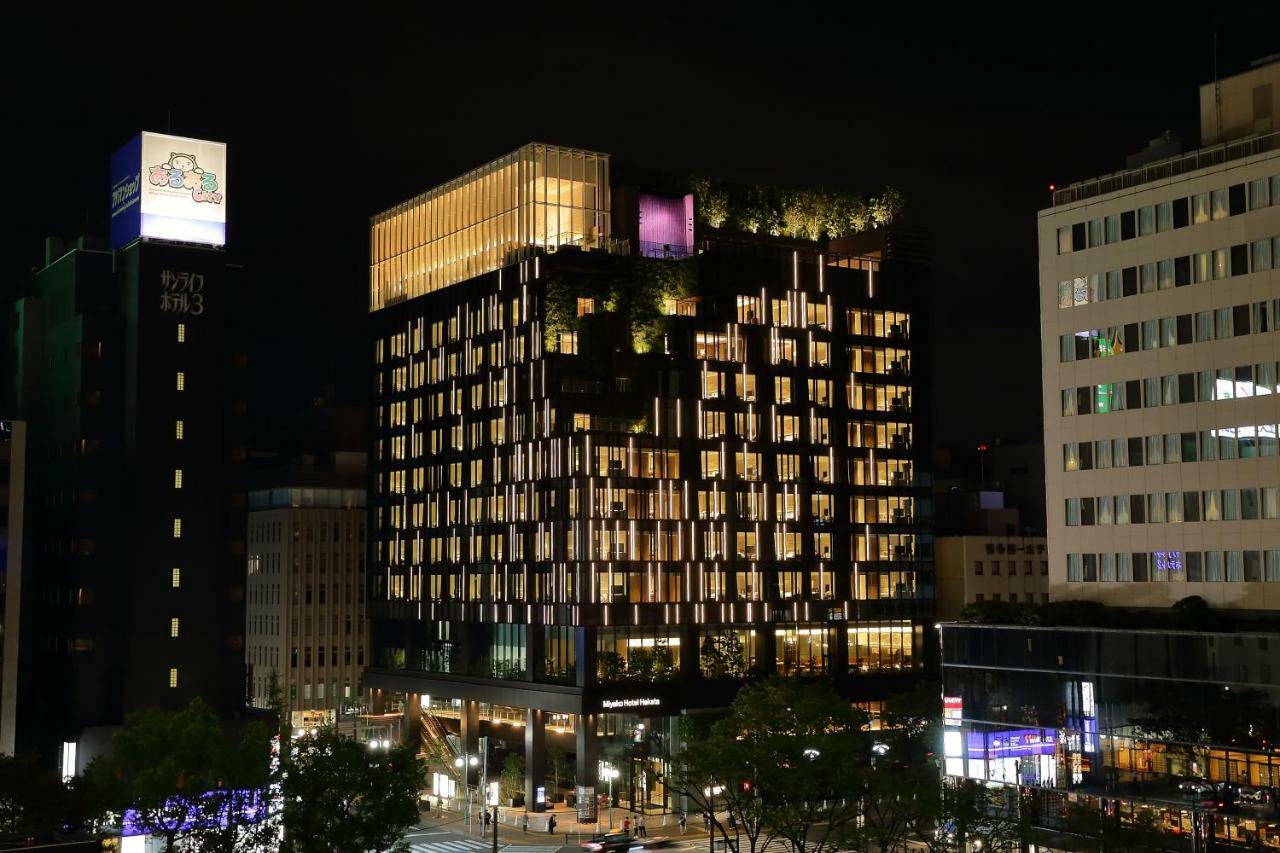 Miyako Hotel Hakata Фукуока Экстерьер фото The Standard East Village at night